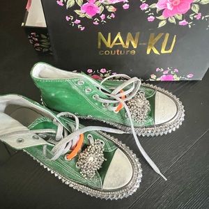 Free People Nan-ku stuffed Hi Tops 8.5